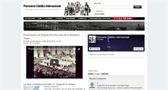 Desktop Screenshot of panoramacatolico.info